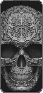 Силиконовый чехол skull-ornament для Huawei P60 - 4101u-3024 изображение 