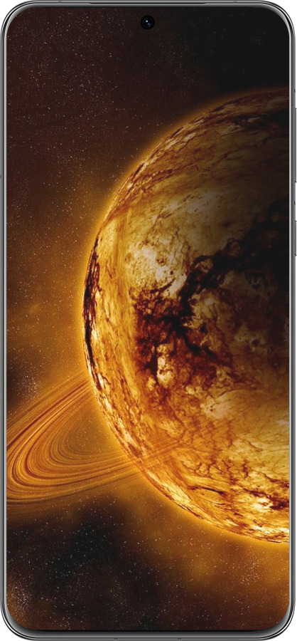 Силіконовий чехол Жовтий Сатурн для Huawei P60 - 170u-3024 изображение 