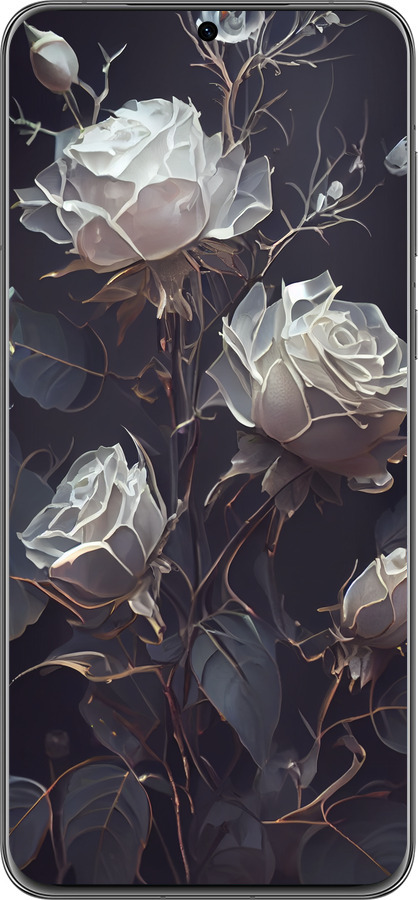 Силіконовий чехол Троянди 2 для Huawei P60 - 5550u-3024 изображение 
