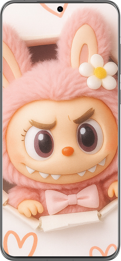 Силиконовый чехол Лабубу 2 для Huawei P60 - 6710u-3024 изображение 