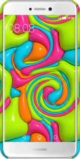 3D пластиковый матовый чехол Y2K Jelly Dream для Huawei P8 Lite (2017) - 6780m-777 изображение 