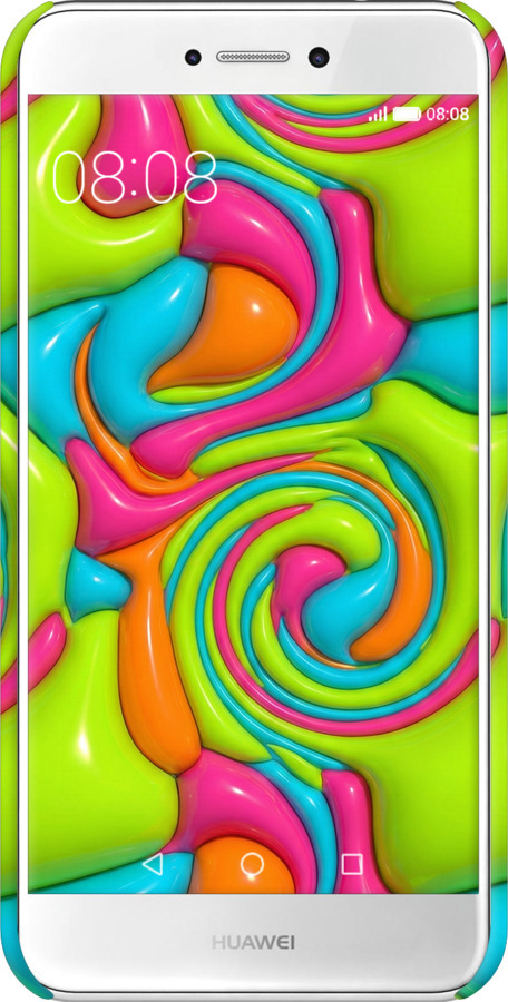 3D пластиковый матовый чехол Y2K Jelly Dream для Huawei P8 Lite (2017) - 6780m-777 изображение 