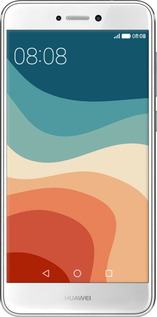 Силиконовый чехол В стиле ретро с волнами для Huawei P8 Lite (2017) - 6531u-777 изображение 