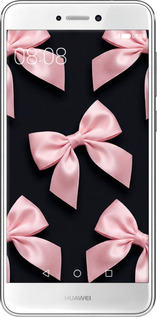 2D пластиковый чехол Coquette Ribbons Dark Coquette для Huawei P8 Lite (2017) - 6767t-777 изображение 