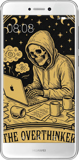2D пластиковый чехол The Overthinker для Huawei P8 Lite (2017) - 6774t-777 изображение 