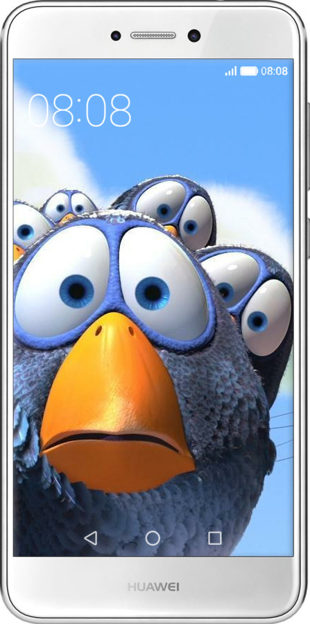 2D пластиковый чехол Angry Birds для Huawei P8 Lite (2017) - 6008t-777 изображение 