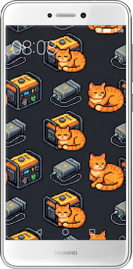 2D пластиковый чехол Autonomous Zone для Huawei P8 Lite (2017) - 6771t-777 изображение 