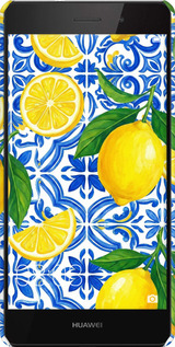 3D пластиковый матовый чехол Grocery Girl Italian Summer для Huawei Ascend P8 Lite - 6766m-126 изображение 