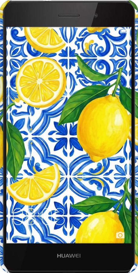 3D пластиковый матовый чехол Grocery Girl Italian Summer для Huawei Ascend P8 Lite - 6766m-126 изображение 