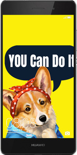 Силиконовый чехол чехол с корги You Can Do It для Huawei Ascend P8 Lite - 6184u-126 изображение 