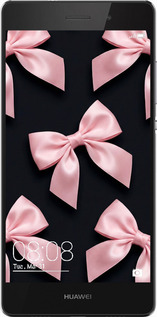 Силіконовий чехол Coquette Ribbons Dark Coquette для Huawei Ascend P8 Lite - 6767u-126 изображение 