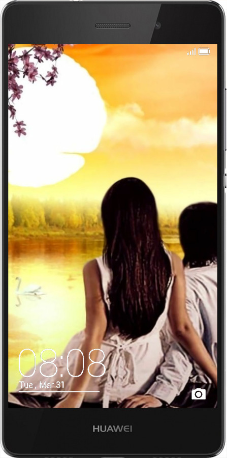 Силиконовый чехол Sunset для Huawei Ascend P8 Lite - 6607u-126 изображение 