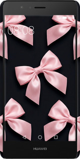3D пластиковый глянцевый чехол Coquette Ribbons Dark Coquette для Huawei P9 Lite - 6767c-298 изображение 