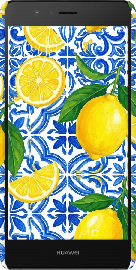 3D пластиковый глянцевый чехол Grocery Girl Italian Summer для Huawei P9 Lite - 6766c-298 изображение 