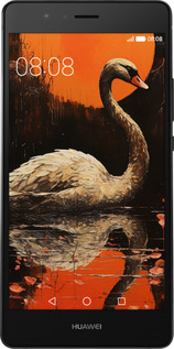 2D пластиковый чехол Лебедь для Huawei P9 Lite - 5964t-298 изображение 