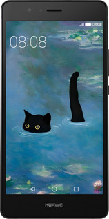 Силиконовый чехол С изображением кота и водяной лилии Monet для Huawei P9 Lite - 6519u-298 изображение 