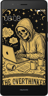 Силиконовый чехол The Overthinker для Huawei P9 Lite - 6774u-298 изображение 