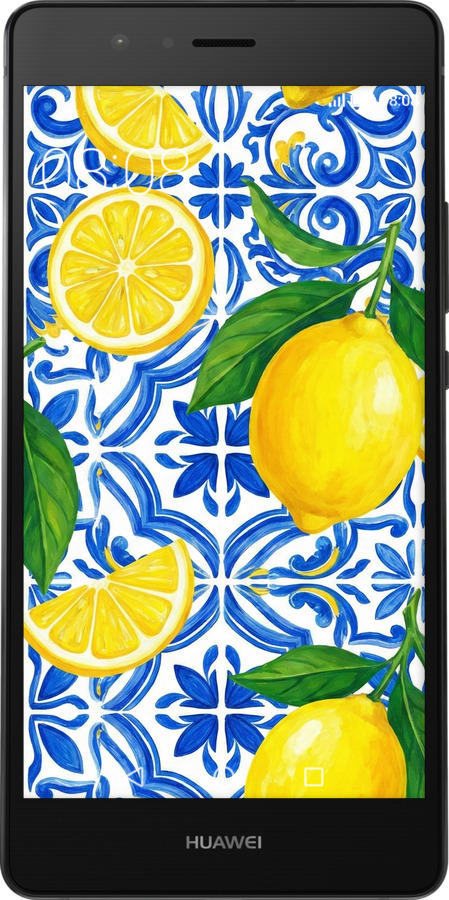 Силиконовый чехол Grocery Girl Italian Summer для Huawei P9 Lite - 6766u-298 изображение 