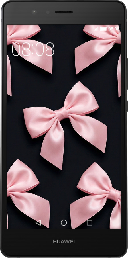 2D пластиковий чехол Coquette Ribbons Dark Coquette для Huawei P9 Lite - 6767t-298 изображение 