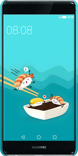 3D пластиковый глянцевый чехол Суши для Huawei P9 - 6354c-347 изображение 