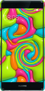 3D пластиковый глянцевый чехол Y2K Jelly Dream для Huawei P9 - 6780c-347 изображение 