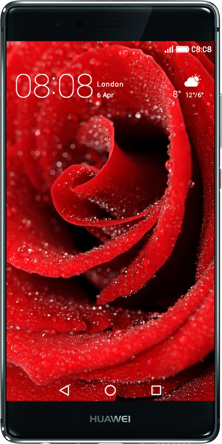 Силиконовый чехол Красная роза для Huawei P9 - 529u-347 изображение 