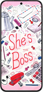 Силиконовый чехол she's the  boss для Huawei Pura 70 PRO - 4254u-3700 изображение 