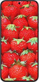 Силиконовый чехол Клубника для Huawei Pura 70 PRO - 6020u-3700 изображение 