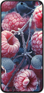 Силиконовый чехол Морозные ягоды для Huawei Pura 70 PRO - 6033u-3700 изображение 
