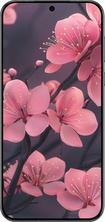 Силіконовий чехол Пурпурова сакура для Huawei Pura 70 PRO - 6075u-3700 изображение 