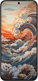 Силиконовый чехол Арт волны для Huawei Pura 70 PRO - 6324u-3700 изображение 