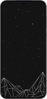 Силіконовий чехол Чорно білі абстрактні гори для Huawei Pura 70 PRO - 6437u-3700 изображение 