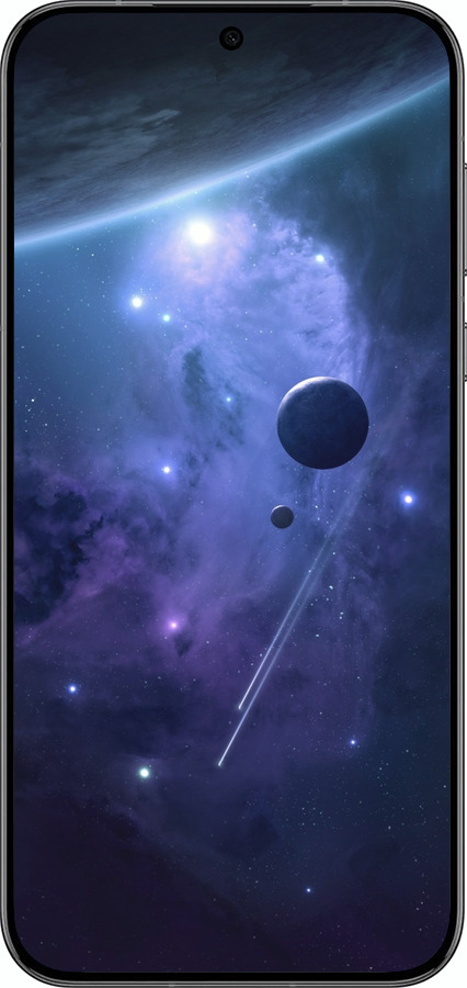 Силиконовый чехол Планеты в синем космосе для Huawei Pura 70 PRO - 171u-3700 изображение 