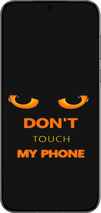 Силиконовый чехол Don't touch the phone для Huawei Pura 70 PRO - 4261u-3700 изображение 