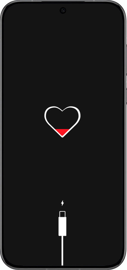 Силіконовий чехол Підзарядка серця для Huawei Pura 70 PRO - 4274u-3700 изображение 