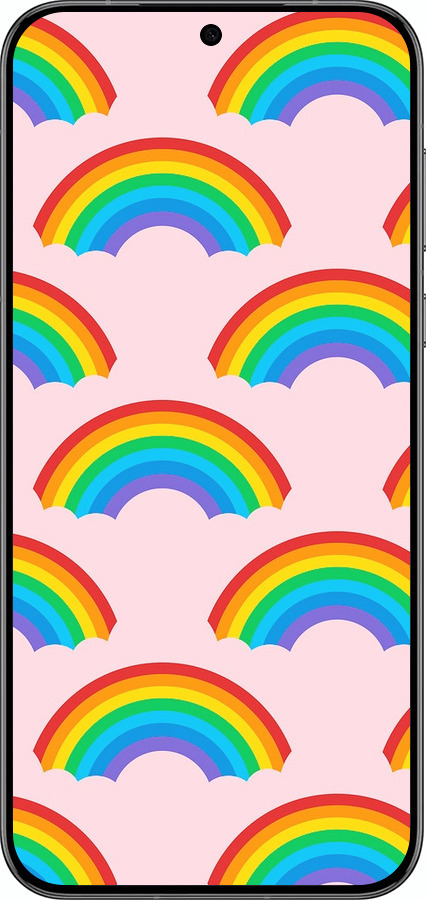 Силиконовый чехол Rainbows для Huawei Pura 70 PRO - 4478u-3700 изображение 