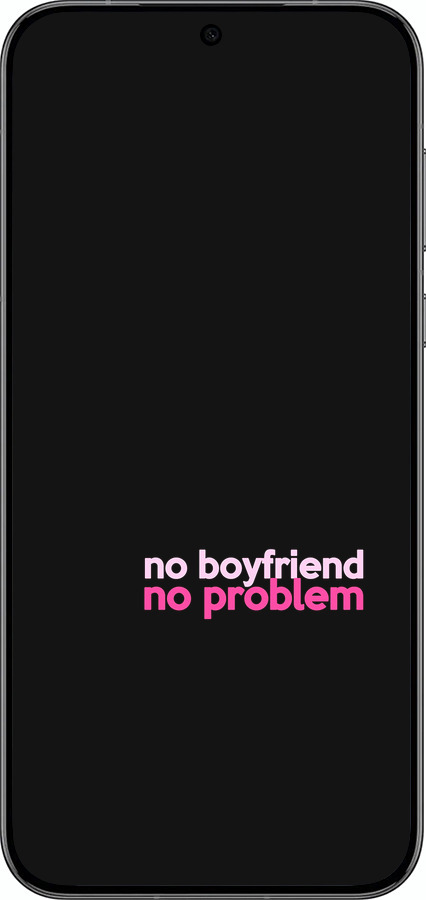 Силиконовый чехол no boyfriend no problem для Huawei Pura 70 PRO - 4549u-3700 изображение 