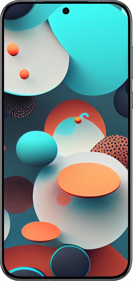 Силиконовый чехол Горошек абстракция для Huawei Pura 70 PRO - 5608u-3700 изображение 