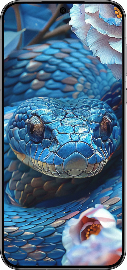 Силиконовый чехол Blue Snake для Huawei Pura 70 PRO - 6079u-3700 изображение 