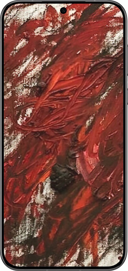 Силиконовый чехол Абстрактная композиция в красных тонах для Huawei Pura 70 PRO - 6541u-3700 изображение 