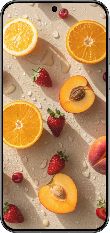 Силиконовый чехол Фрукты 3 для Huawei Pura 70 PRO - 6703u-3700 изображение 