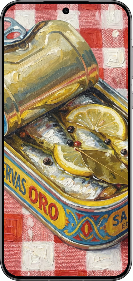 Силиконовый чехол Vintage Sardine Tin Phone для Huawei Pura 70 PRO - 6772u-3700 изображение 