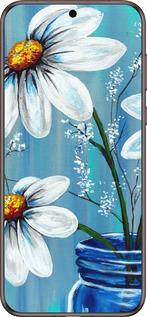 Силиконовый чехол Красивые арт-ромашки для Huawei Pura 70 Ultra - 4031u-3704 изображение 