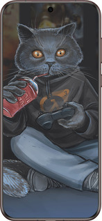 Силиконовый чехол gamer cat для Huawei Pura 70 Ultra - 4140u-3704 изображение 