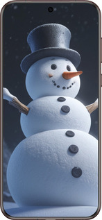 Силиконовый чехол Снеговик для Huawei Pura 70 Ultra - 5826u-3704 изображение 