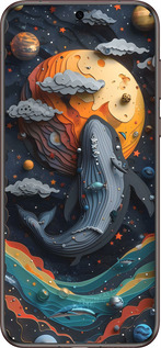 Силиконовый чехол Кит в космосе для Huawei Pura 70 Ultra - 6328u-3704 изображение 