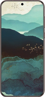 Силиконовый чехол С изображением гор Индиго для Huawei Pura 70 Ultra - 6484u-3704 изображение 