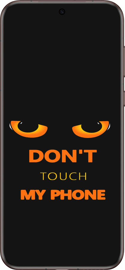 Силиконовый чехол Don't touch the phone для Huawei Pura 70 Ultra - 4261u-3704 изображение 