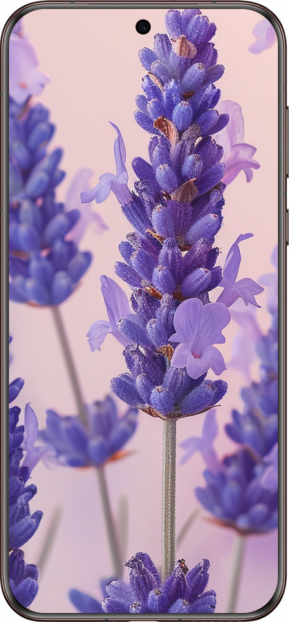 Силіконовий чехол Лаванда для Huawei Pura 70 Ultra - 6037u-3704 изображение 
