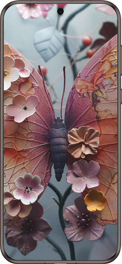 Силіконовий чехол Fairy Butterfly для Huawei Pura 70 Ultra - 6048u-3704 изображение 